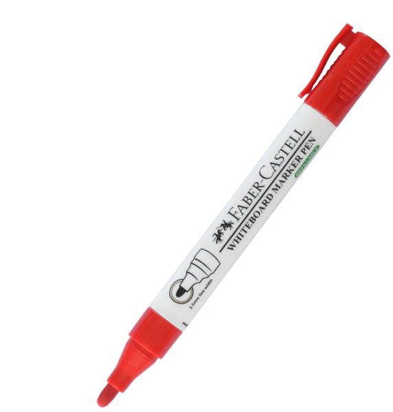 Bút Lông Bảng Trắng II - Mực Đỏ - Faber-Castell 552921