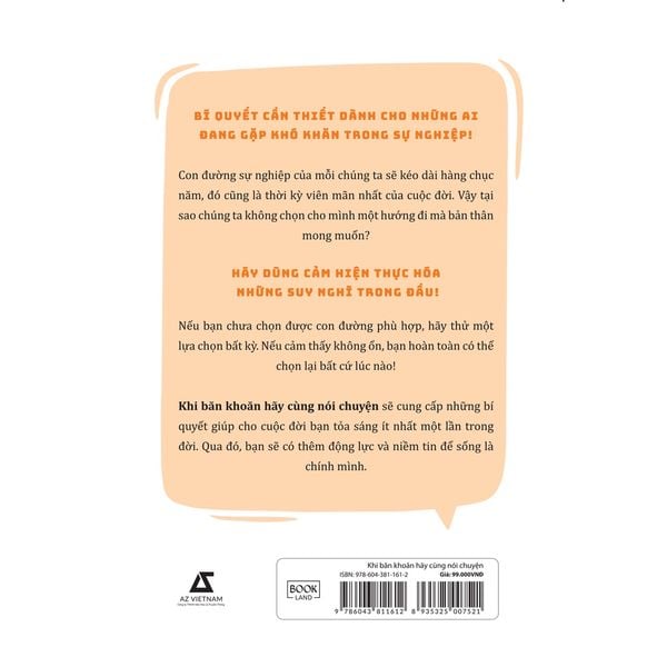 Khi Băn Khoăn Hãy Cùng Nói Chuyện