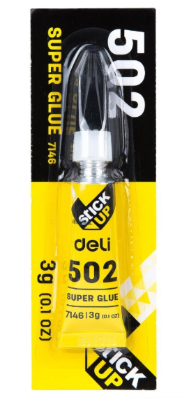 Keo dán sắt 502-3g Deli E7146