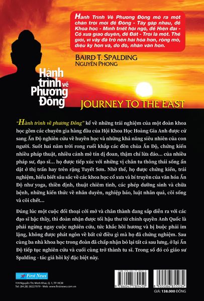 HÀNH TRÌNH VỀ PHƯƠNG ĐÔNG (BÌA MỀM)