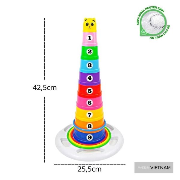 Túi Xếp Tháp Lồng Hộp Thông Minh HT7703