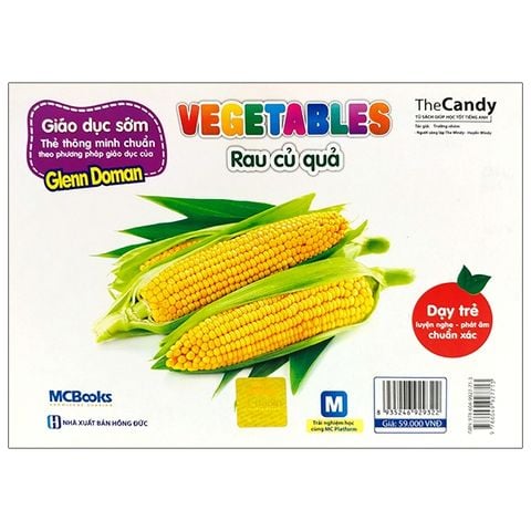 Flashcard Dạy Trẻ Theo Phương Pháp Glenn Doman - Rau Củ Quả