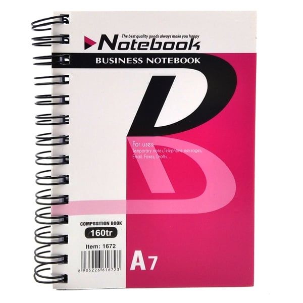 Sổ Lò Xo Business Devyt A7 - D1672 - 160 Trang ĐL70/