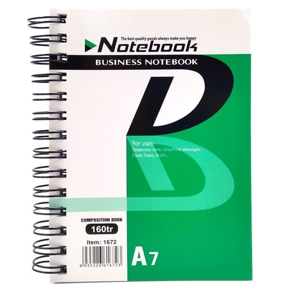 Sổ Lò Xo Business Devyt A7 - D1672 - 160 Trang ĐL70/