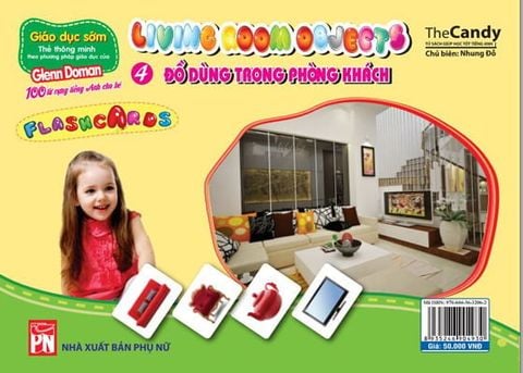 Glenn Doman 100 Từ Vựng Tiếng Anh Cho Bé - Flashcard Đồ Dùng Trong Phòng Khách