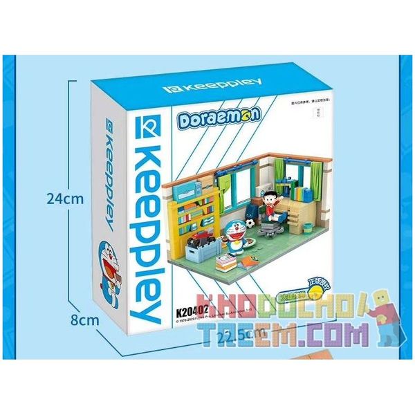 Đồ Chơi Lắp Ráp Doremon - Keeppley K20402 - Phòng Nobita