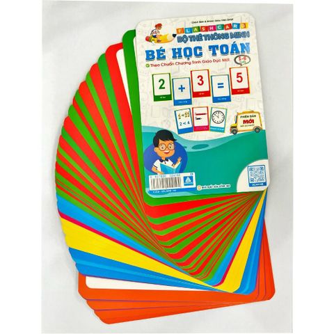 Flashcard - Bộ Thẻ Thông Minh - Bé Học Toán (1-6 Tuổi)