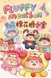 Fluffy Meatball Plush Keychain Blind box Series
