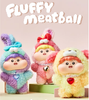 Fluffy Meatball Plush Keychain Blind box Series