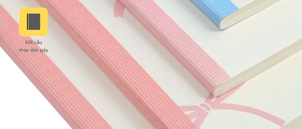 Vở Kẻ Ngang Chấm May Dán Gáy KLONG Pastel Coquette B5 80 trang 100/76