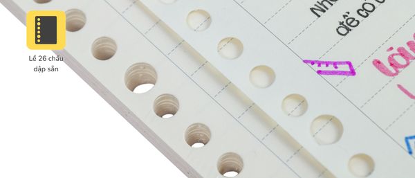 Ruột sổ còng kẻ ngang nét đứt  Dash Line KLONG B5 100 tờ 100/76 100gms  MS533