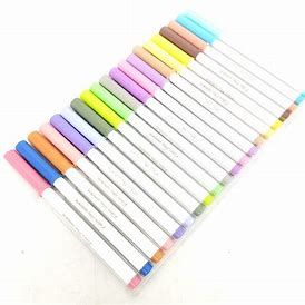 Hộp 20 Bút Lông Màu Pastel Rửa Được Washable Fiber Pen - Colokit SWM-C008