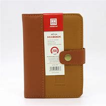 Sổ bìa da A6 200 trang Hồng Hà Mixbook - 4607