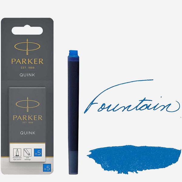 Ống Mực Parker Xanh Vỉ 5-1950403