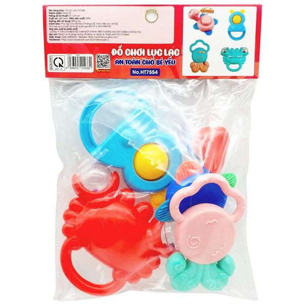 Túi 4 Lục Lạc 4 Con Vật HT554