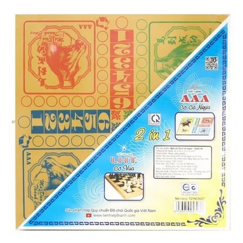 Bàn Cờ 2in1 Nhỏ Cá Ngựa - Quốc Tế XNK - Liên Hiệp Thành
