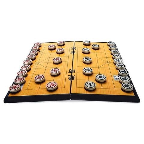 Bàn Cờ Tướng Vàng Nhỏ + Cờ XNK