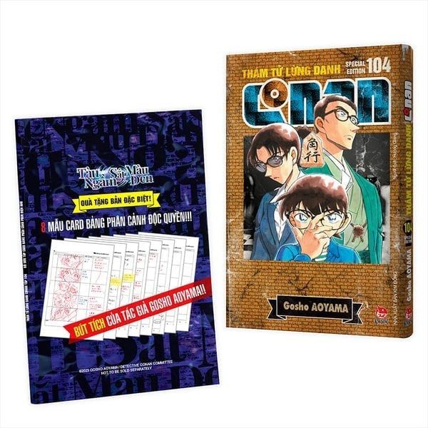 Thám Tử Lừng Danh Conan - Tập 104 bản Đặc biệt (Tặng kèm Bìa áo + Obi + Set Card)