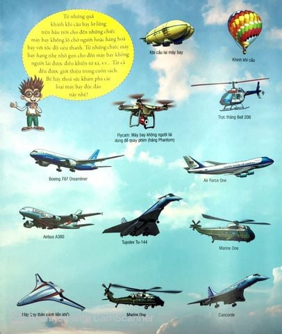 Bộ Sưu Tập Phương Tiện Giao Thông Kì Thú - Khám Phá Thế Giới Máy Bay - Tập 1