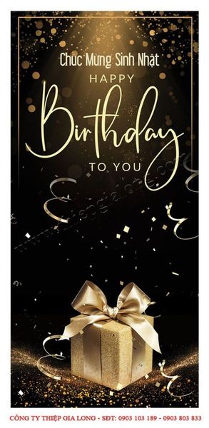 THIỆP IN SINH NHẬT GIA LONG 9X19