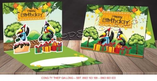 Thiệp Sinh Nhật 3D