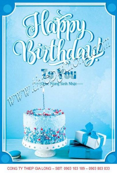 Thiệp sinh nhật 13x18