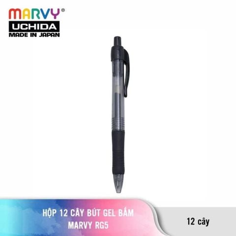 BÚT GEL BẤM MARVY RG5