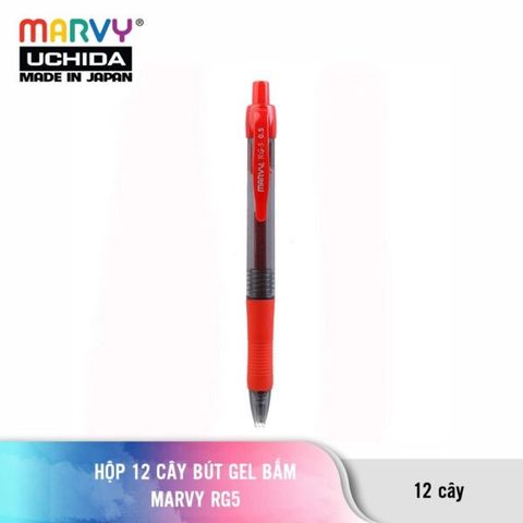 BÚT GEL BẤM MARVY RG5