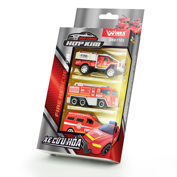 Mô Hình Hợp Kim - Xe Cứu Hỏa DK81105