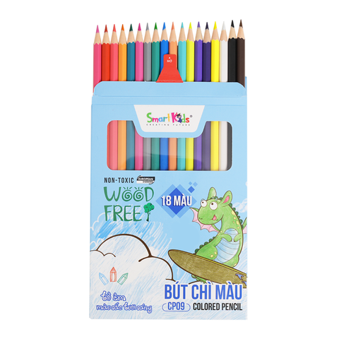 BÚT CHÌ 18 MÀU - HÌNH BỌT BIỂN EC133-18