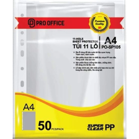 TÚI SƠ MI 11 LỖ PO-SP105 5C