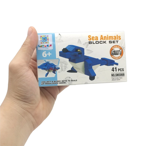 Đồ Chơi Lắp Ráp Động Vật Biển 6 Trong 1 - Starmerry SM306B - Sea Lions (41 Mảnh Ghép)