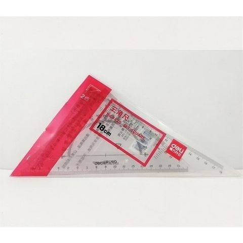 Bộ Thước Eke 20 Cm Deli 6420