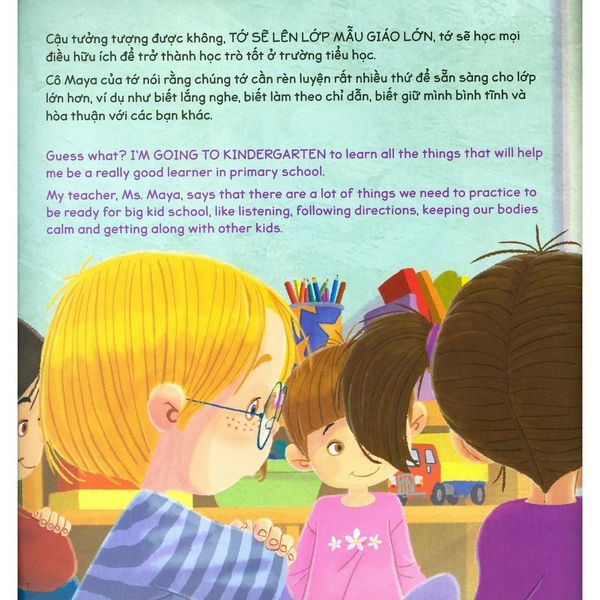 Sách Kỹ Năng Song Ngữ - Sẵn Sàng Để Đến Trường (Tái Bản 2022)