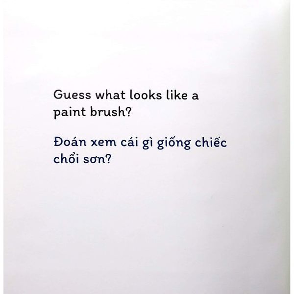 Sách Đố Vui Lật Giở Song Ngữ - Đoán Xem Là Gì?