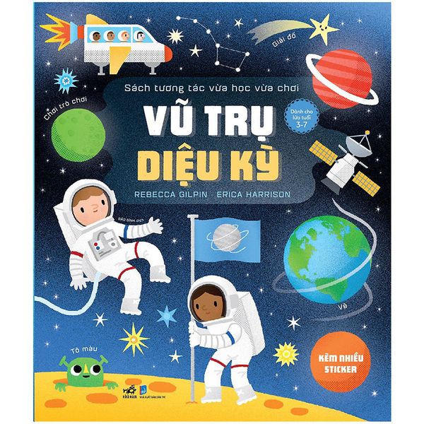 SÁCH TƯƠNG TÁC VỪA HỌC VỪA CHƠI - VŨ TRỤ DIỆU KỲ