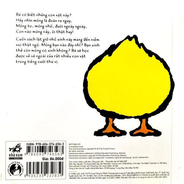 Sách Lật Tương Tác Song Ngữ 0-3 Tuổi - Mông Ai Đây?