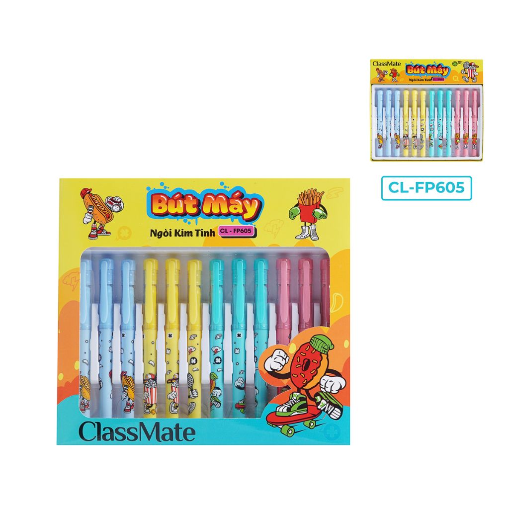 BÚT MÁY CLASSMATE NGÒI KIM TINH CL-FP605 - Nhà Sách CPSchool