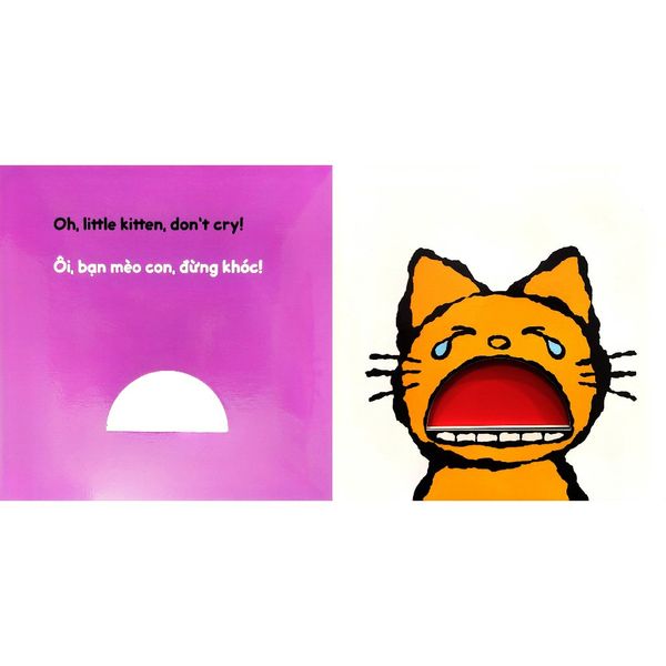 Lật Giở Song Ngữ - Đừng Khóc Nhé - Bìa Cứng