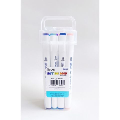Bút Dạ Màu 2 Đầu E647 12 Màu