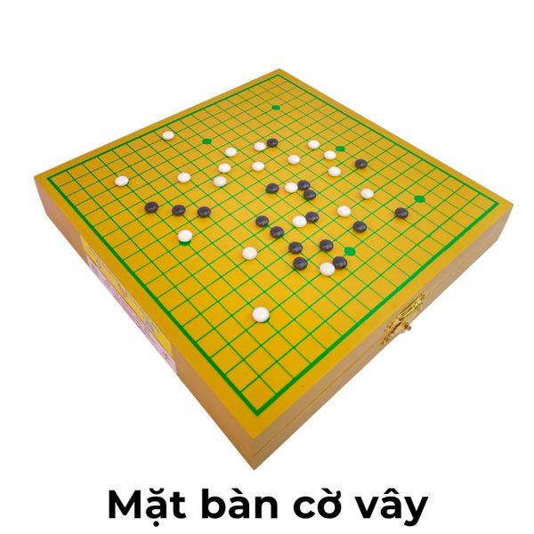 Bàn 3 Trong 1 Nhỏ - Cờ Carô + Cờ Vây + Cờ Cá Ngựa