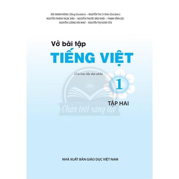 Vở Bài Tập Tiếng Việt 1 - Tập 1 (Chân Trời Sáng Tạo) (Chuẩn)