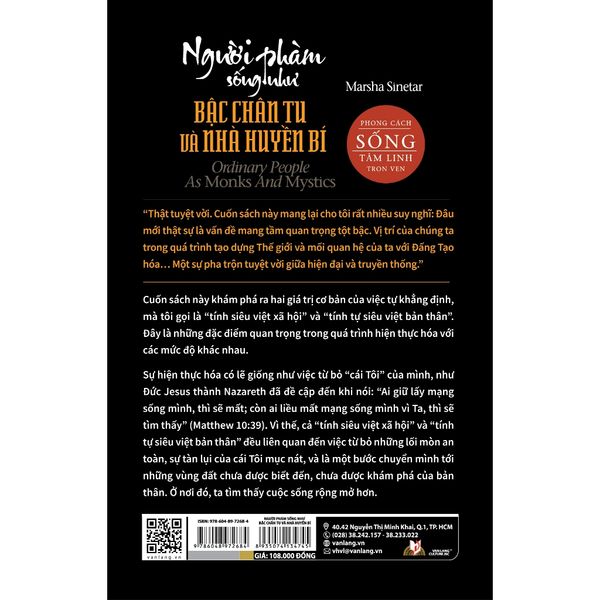 Người Phàm Sống Như Bậc Chân Tu Và Nhà Huyền Bí