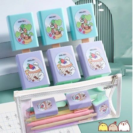 Hộp tẩy ma thuật Deli 71113  hình hộp kem