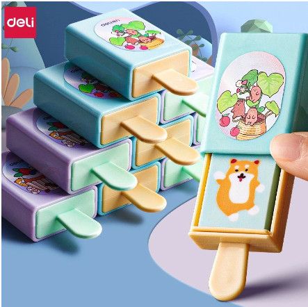 Hộp tẩy ma thuật Deli 71113  hình hộp kem