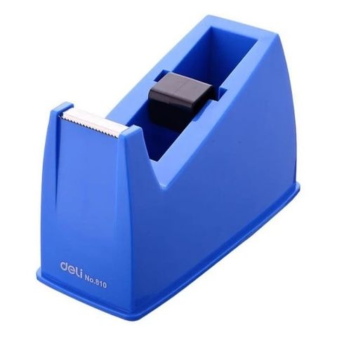 Cắt Băng Keo Để Bàn - Deli 810 - Màu Xanh Dương