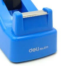 Cắt Băng Keo Để Bàn 19 mm - Deli 0811 - Màu Xanh Dương