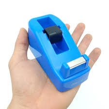 Cắt Băng Keo Để Bàn 19 mm - Deli 0811 - Màu Xanh Dương