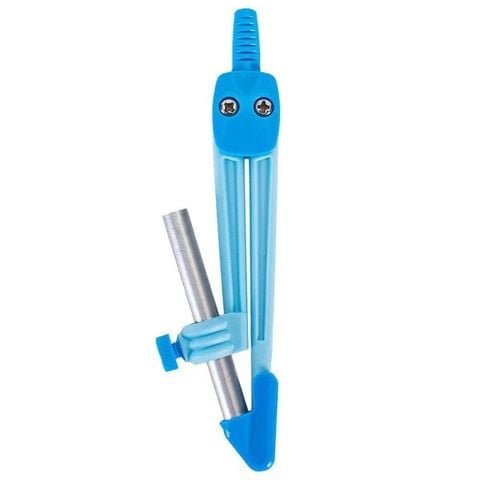 Bộ Compa Kèm Bút Chì Gỗ - Deli 8621 - Màu Xanh