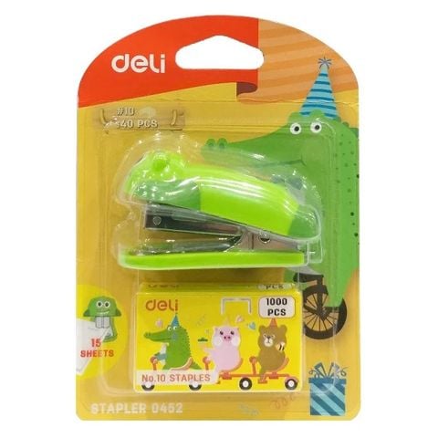 Bộ Bấm Kim + Kim 10 - Deli 0452